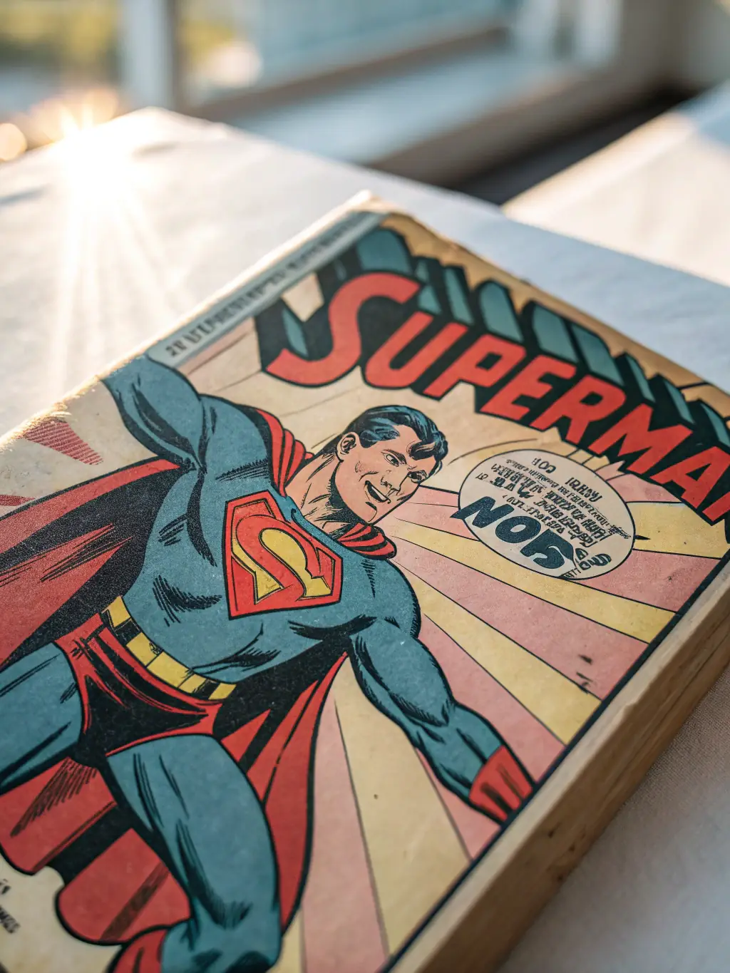 Close-up shot of a person smiling while holding a Lifestories comic book, showcasing the vibrant colors and high-quality printing.